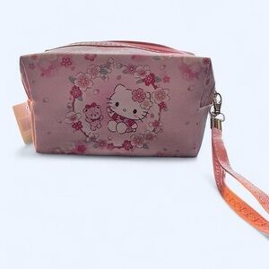 Hello Kitty Pink Sakura makeup bag